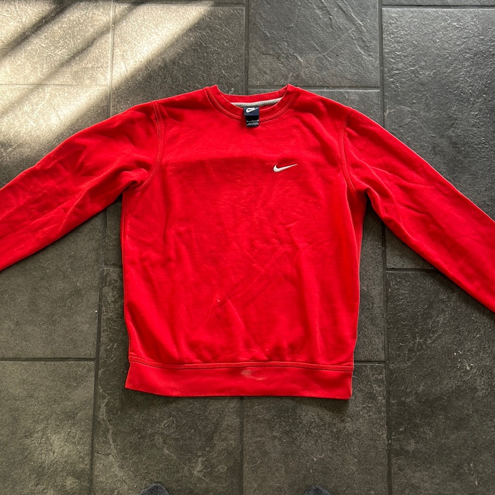 Red Nike sweater